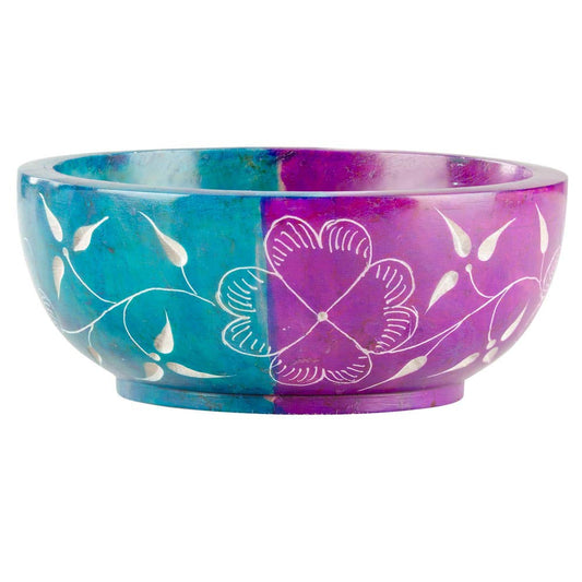 Moon and  Star Soapstone Bowl