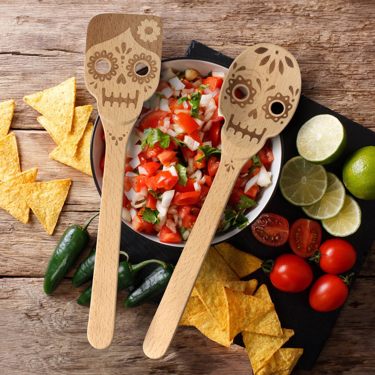 Dead Set - Wooden Utensils - Day of the Dead