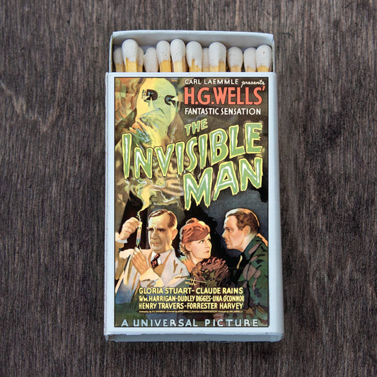 The Invisible Man Movie Poster Decorative Matches