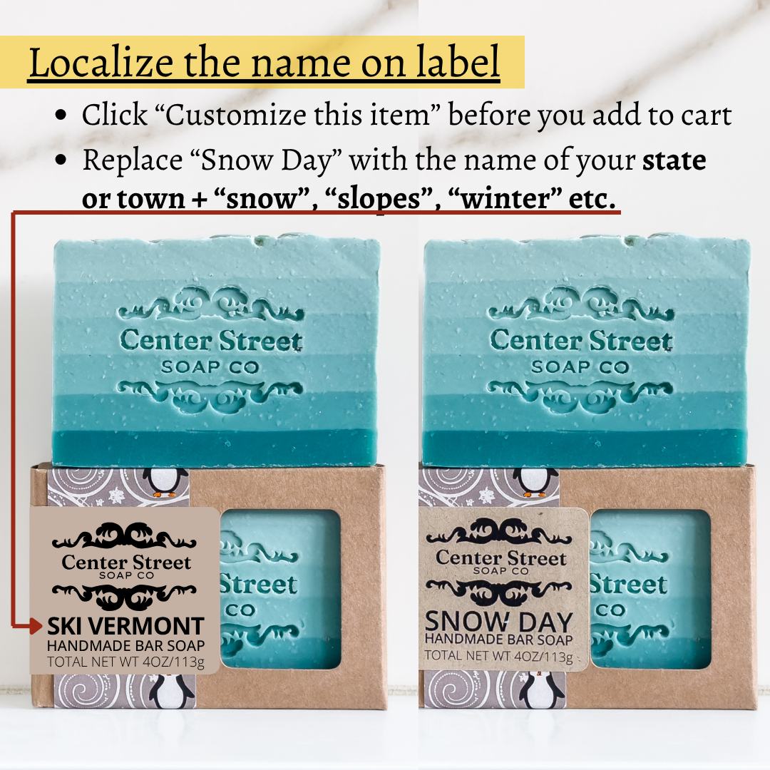 Snow Day Handmade Bar Soap