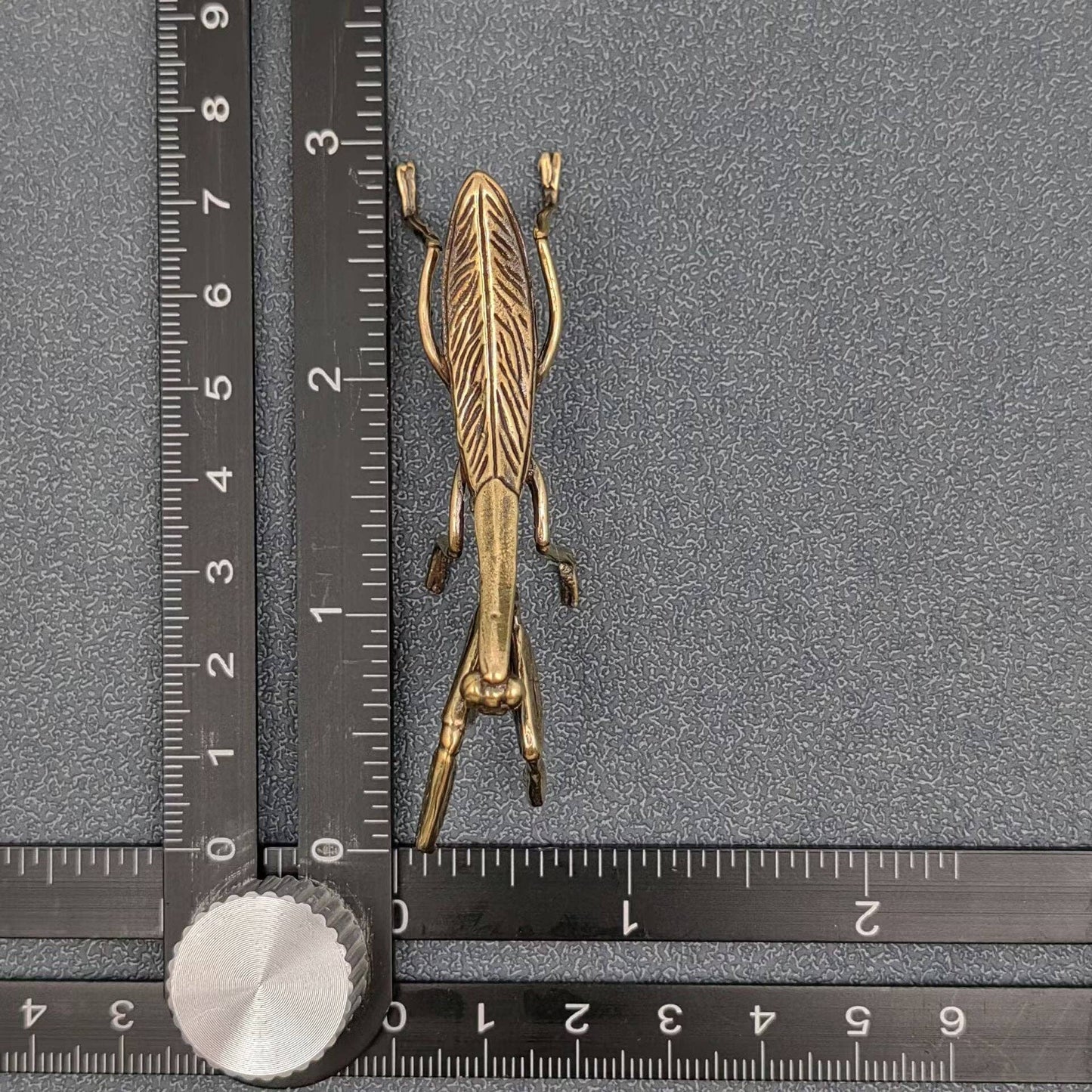 Brass Mantis Figurine