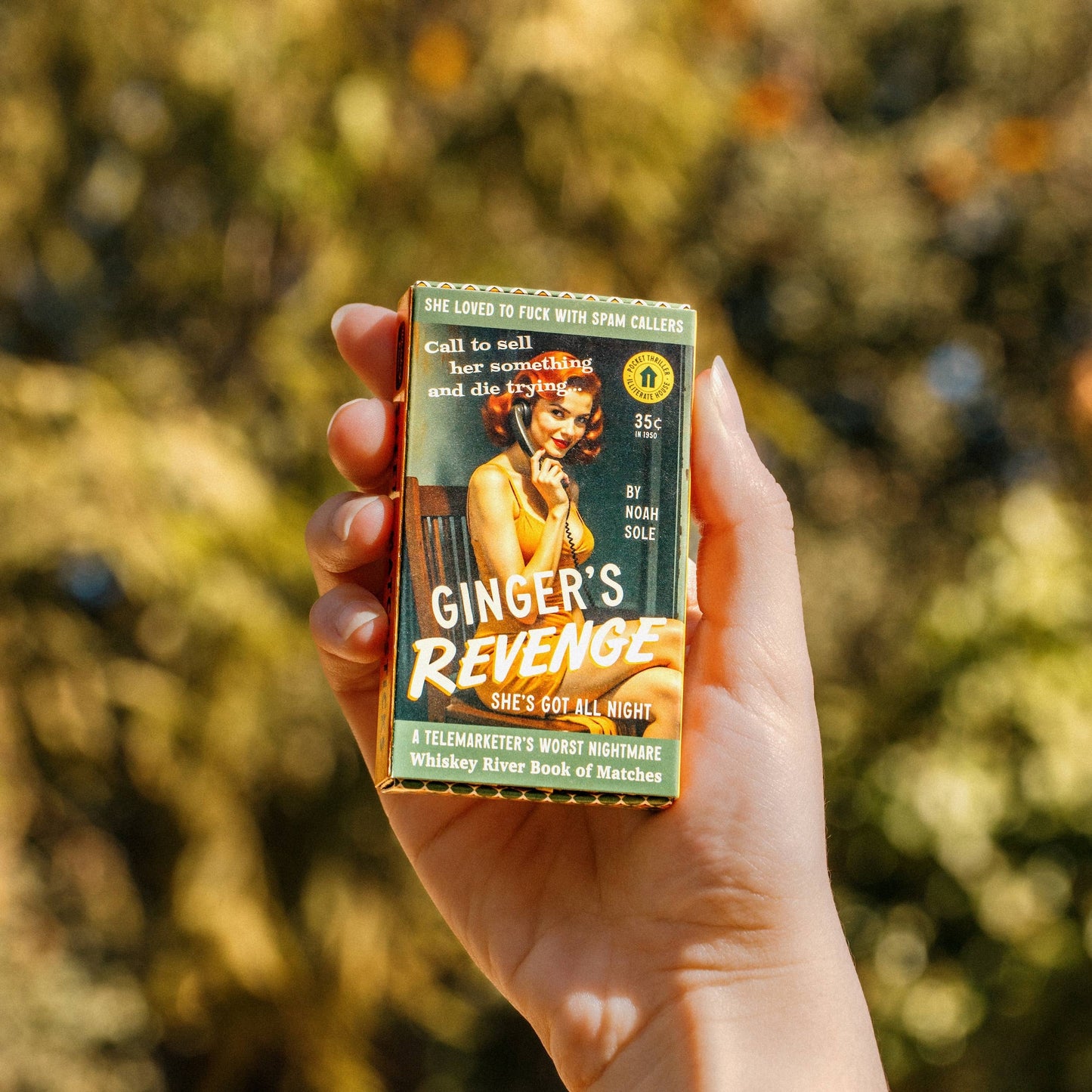 Ginger's Revenge Pulp Friction Match Book