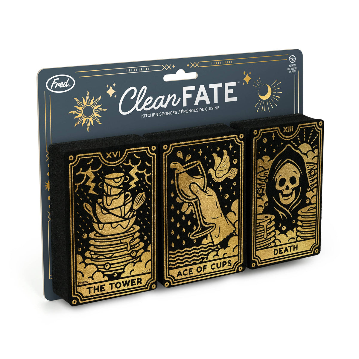 Sponges - CLEAN FATE - Tarot Card Designs, Metallic
