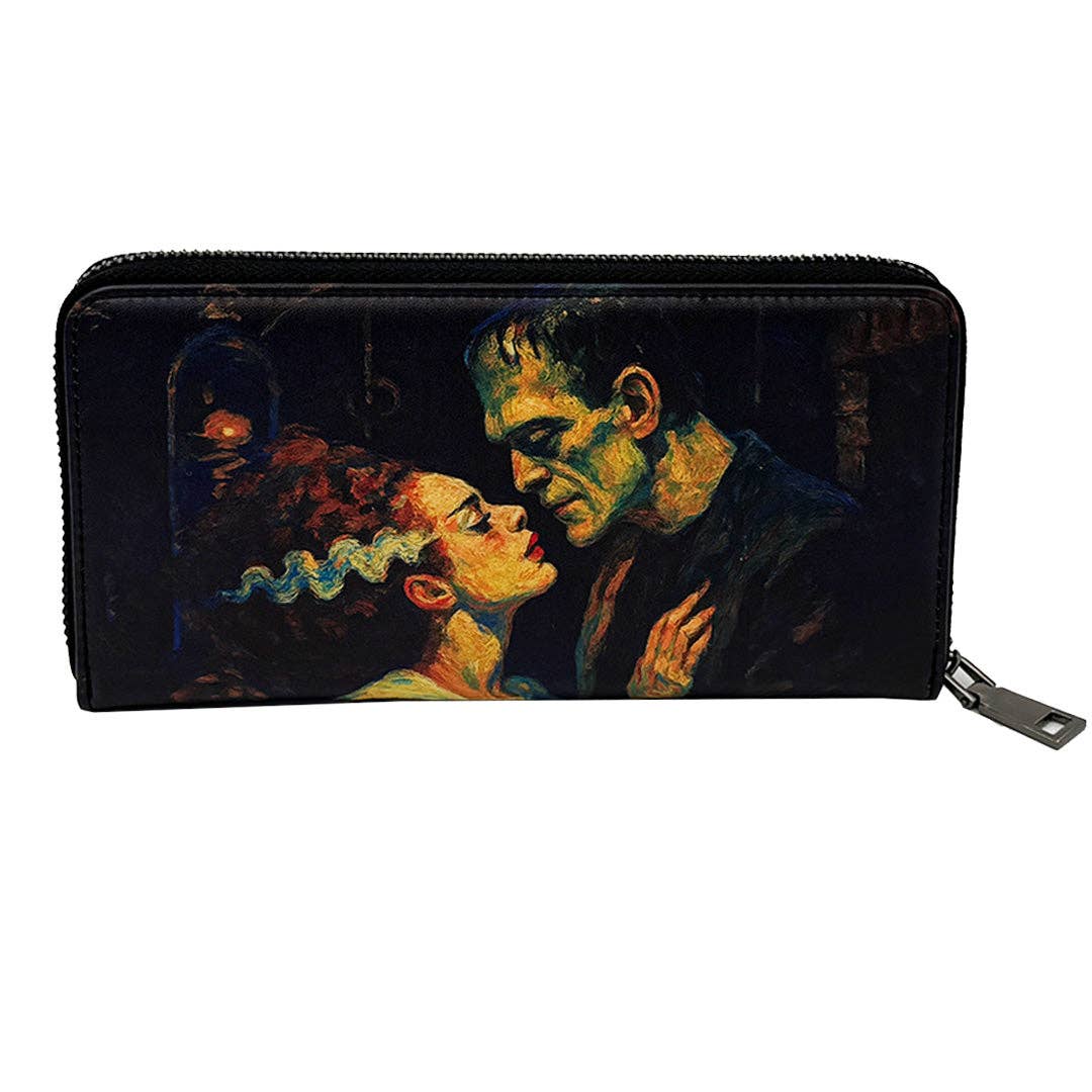 Frankenstein and His Bride Clutch Handbag