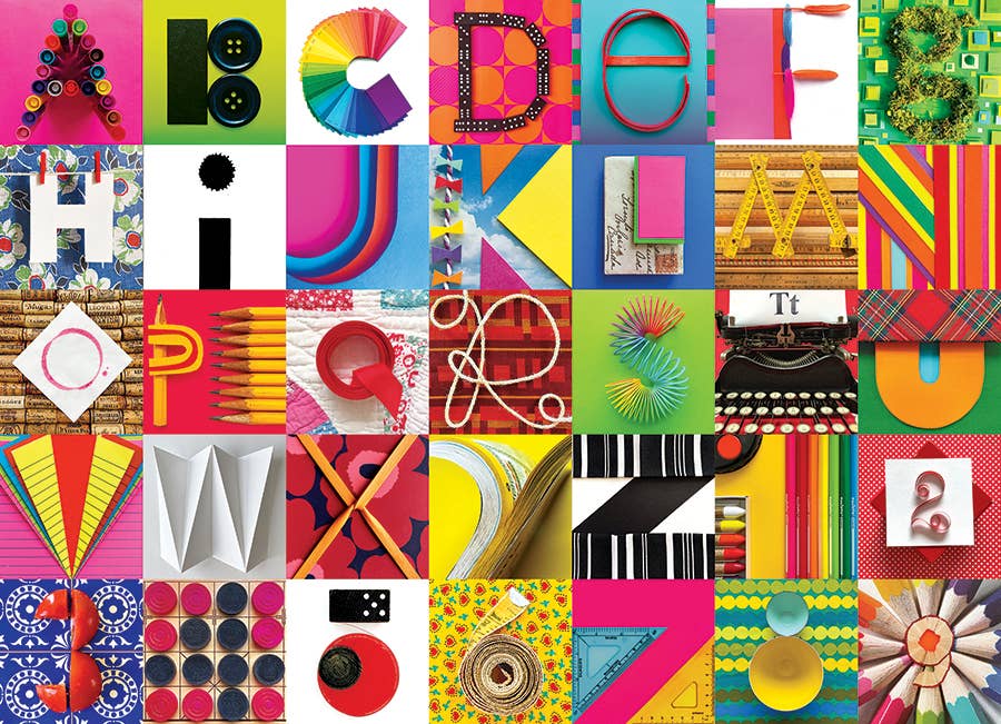 Found Alphabet 1000pc Puzzle