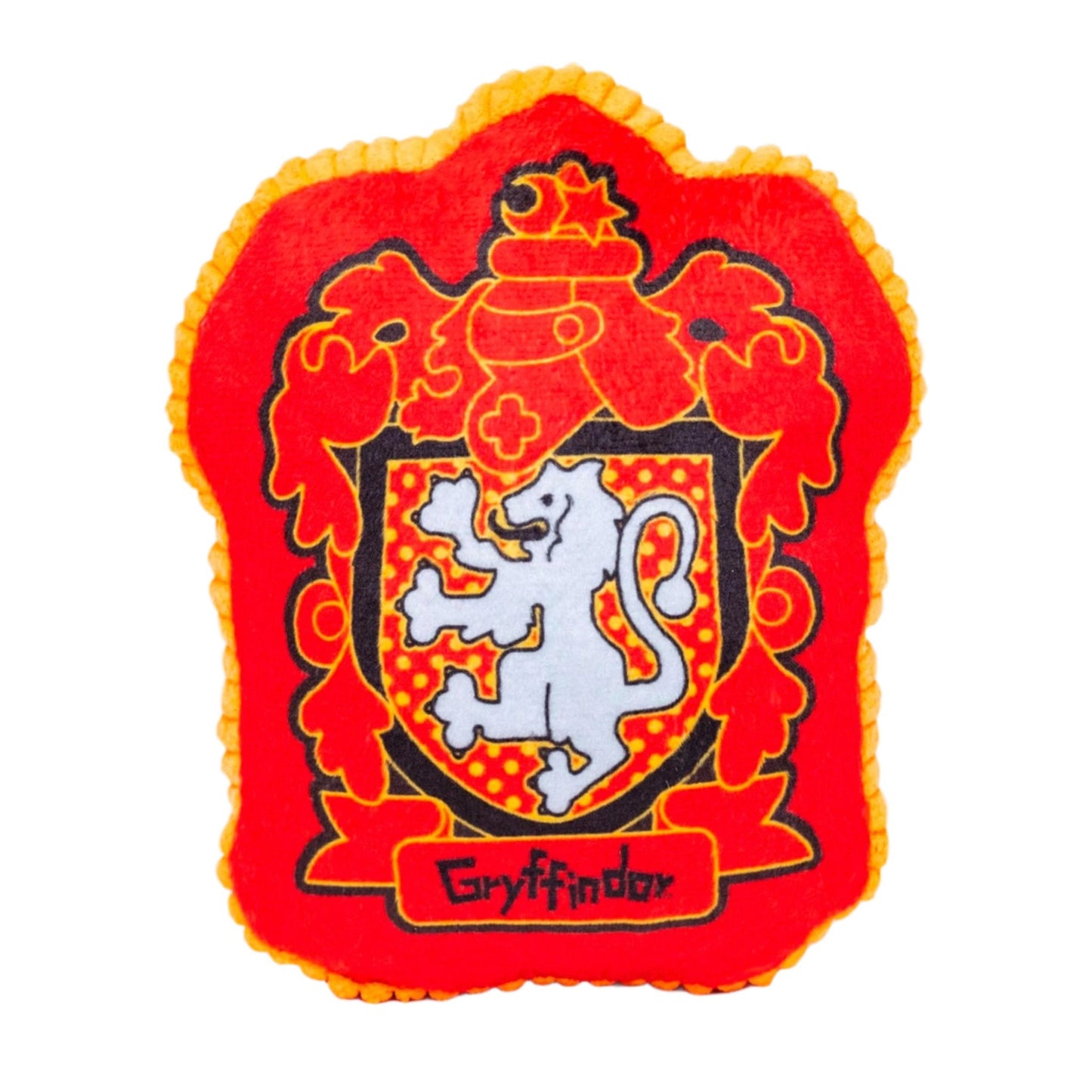 Harry Potter Gryffindor Crest Squeaky Plush Dog Toy