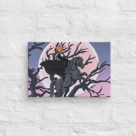 Sleepy Hollow Headless Horseman - on Canvas