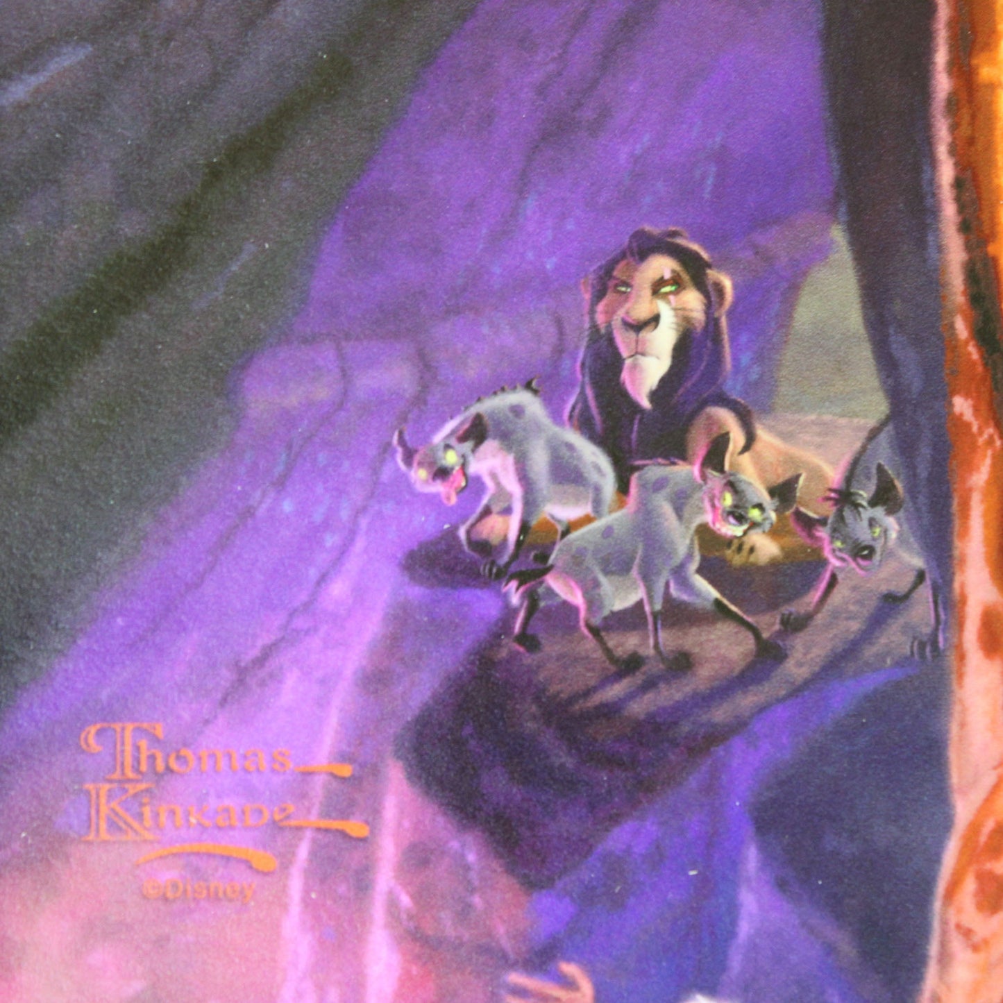The Lion King Disney Thomas Kinkade Framed Art Print