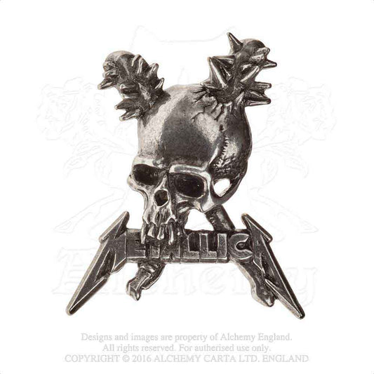 Metallica Damage Inc Skull Pewter Pin