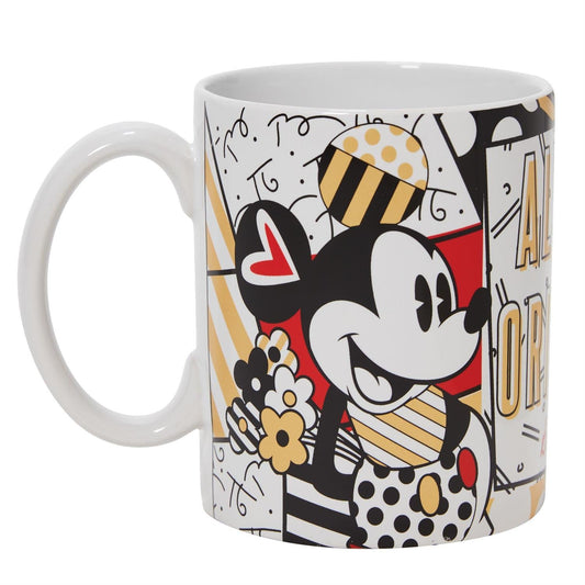Midas Mickey & Minnie Mouse by Romero Britto 14oz Ceramic Mug