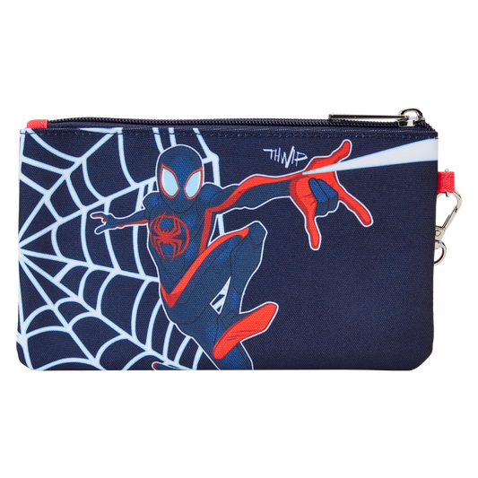Miles Morales Spider-Verse Nylon Wristlet by LoungeFly