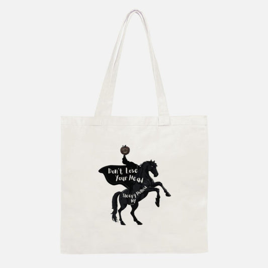 Sleepy Hollow Headless Horseman Cotton Tote Bag