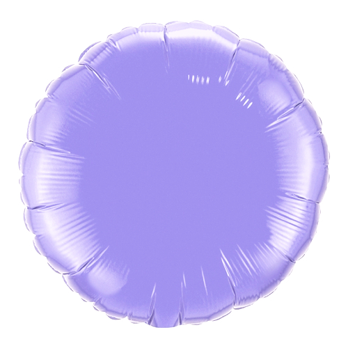 18" Lavender Circle Foil Balloons
