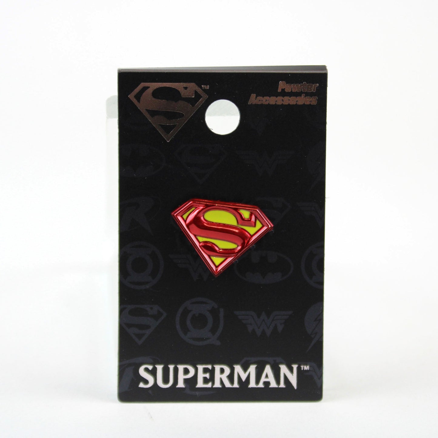 Superman Logo (DC Comics) Color Pewter Pin