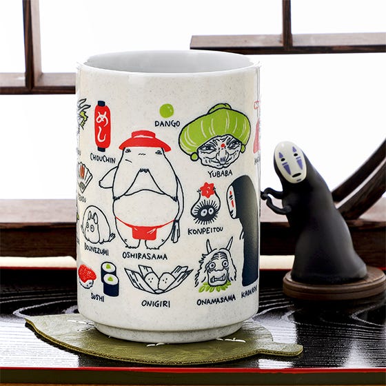 Spirited Away The Other Side of The Tunnel Studio Ghibli 12oz Ceramic Tea Mug
