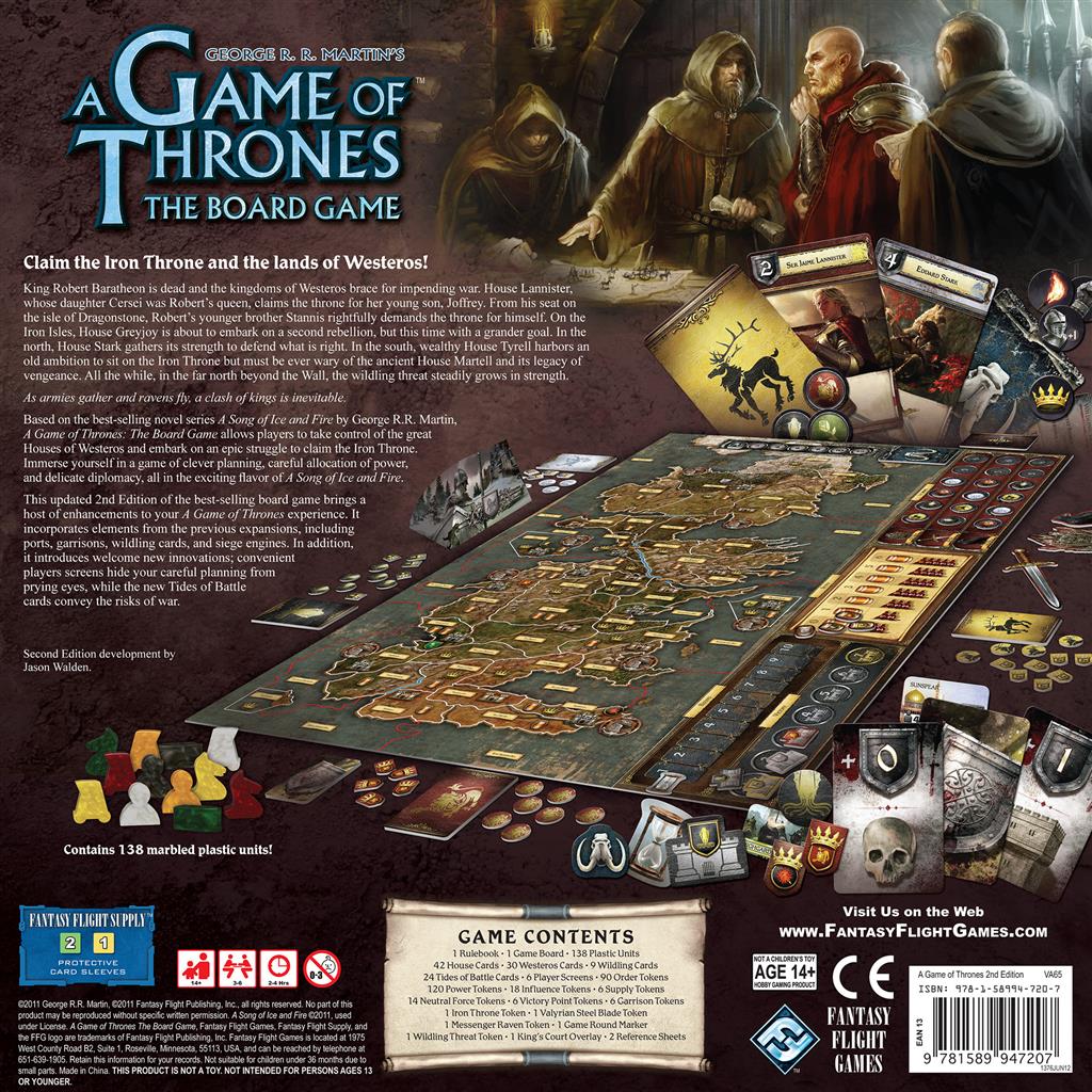 A Game of Thrones Boardgame 2nd Edition