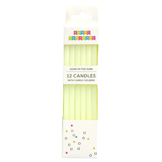 Glow In the Dark 12 Candle Set
