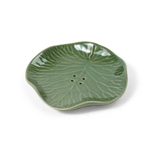 Green Lily Pad Soap Dish