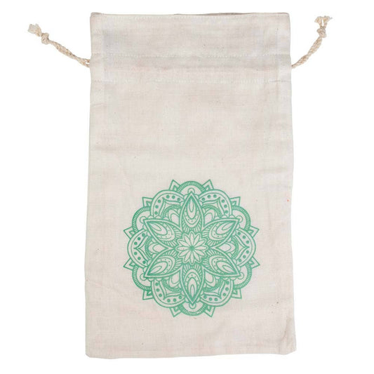 Green Mandala Cloth Gift Bag