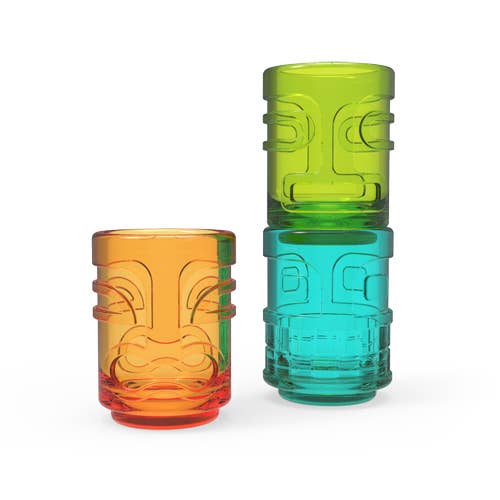 Tiki Trio™ Shot Glasses in Assorted Colors