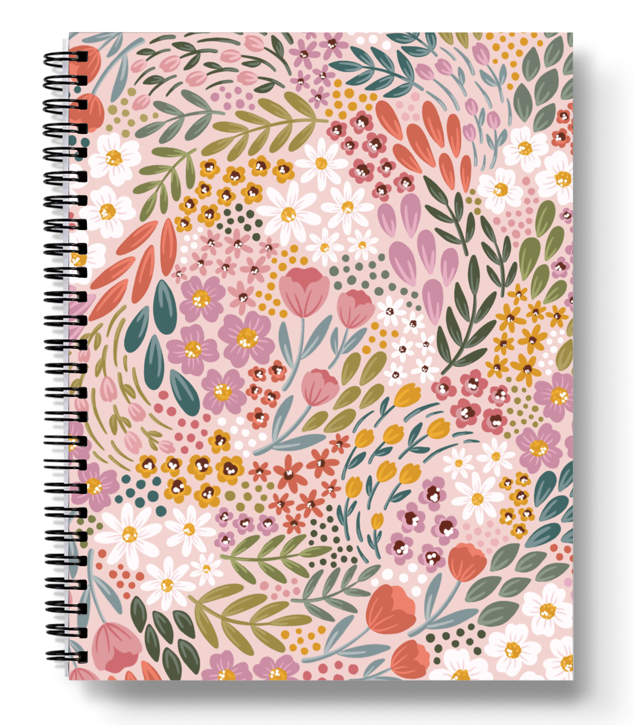 Summer Meadows Spiral Lined Notebook