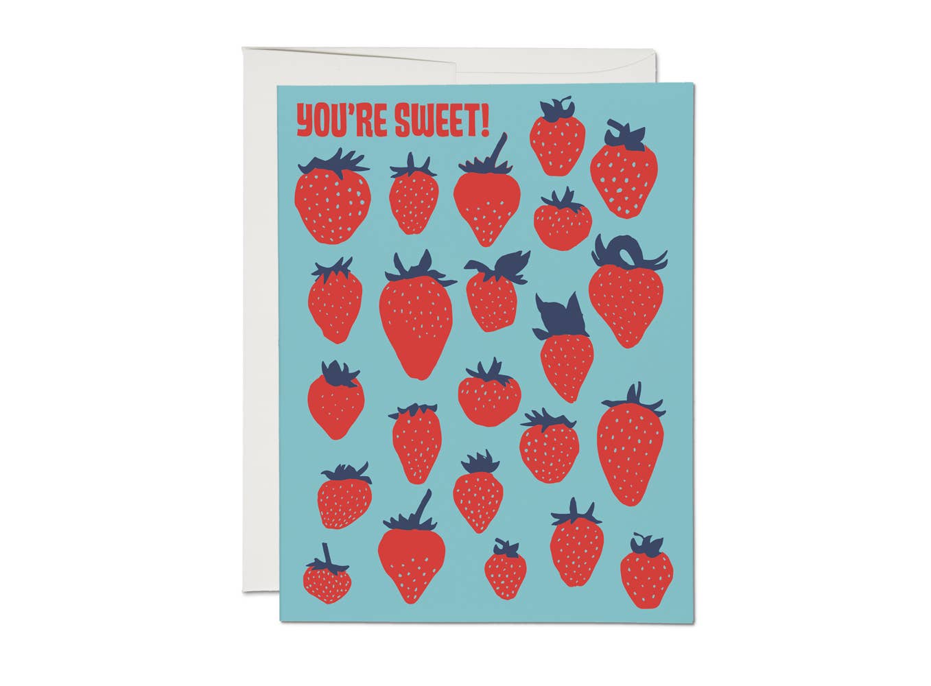 Sweet Berries love greeting card: Singles