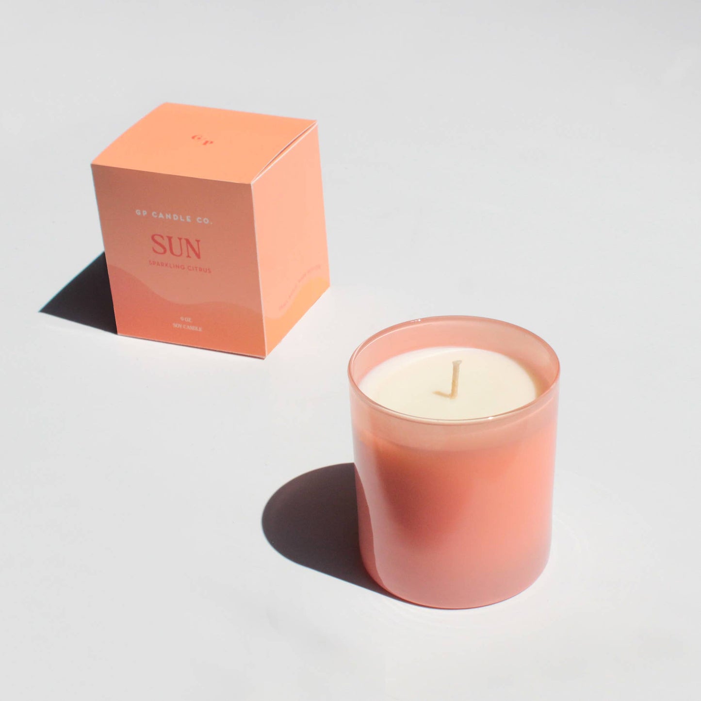Sun 9 oz. Hue Candle (Sparkling Citrus)