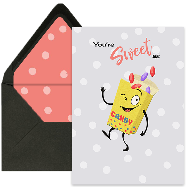 Sweet As Candy Greeting Card