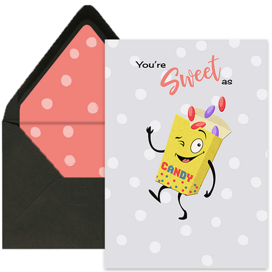 Sweet As Candy Greeting Card