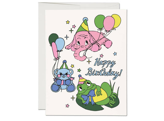 Birthday Animals birthday greeting card