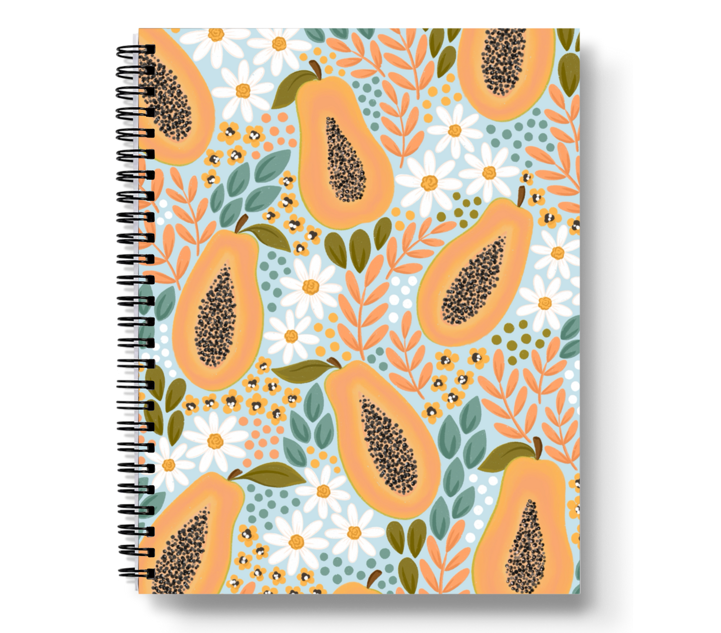 Papayas Spiral Lined Notebook