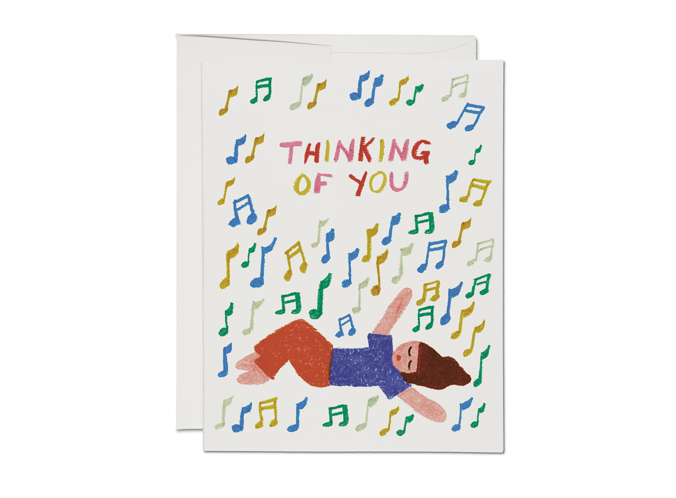 Music Notes friendship greeting card